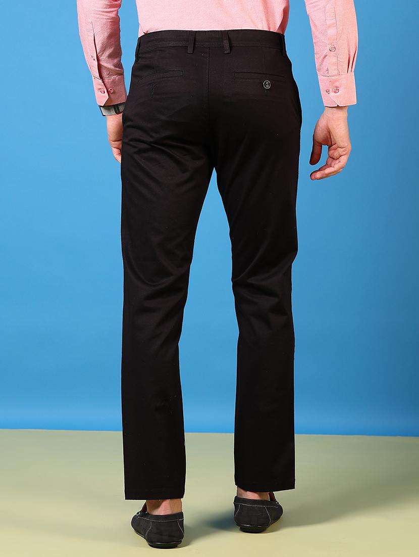 men mid rise solid chinos - 21731617 - Standard Image - 2