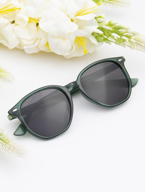 ted smith iconic uv protection green sunglasses for mens womens - 21731633 -  Standard Image - 0