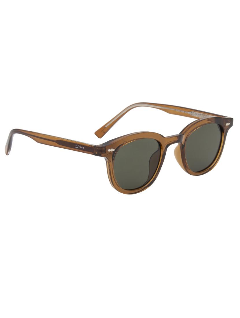 ted smith iconic uv protection demi brown sunglasses for mens womens - 21731637 - Standard Image - 2