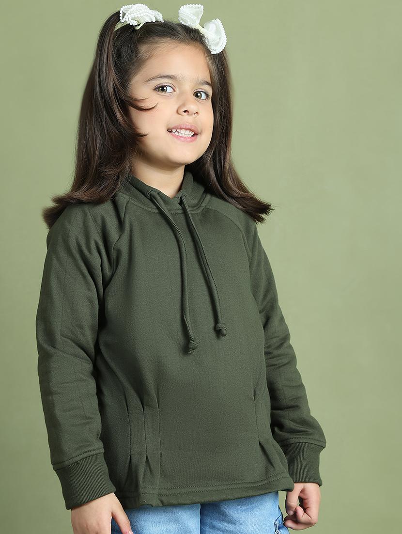 girls solid long sleeve sweatshirt - 21731980 - Standard Image - 2