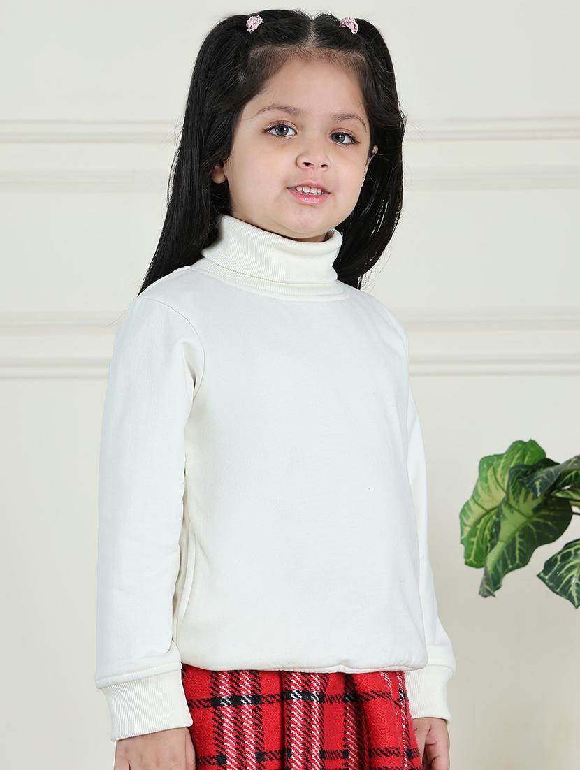 girls solid long sleeve sweatshirt - 21731985 - Standard Image - 2
