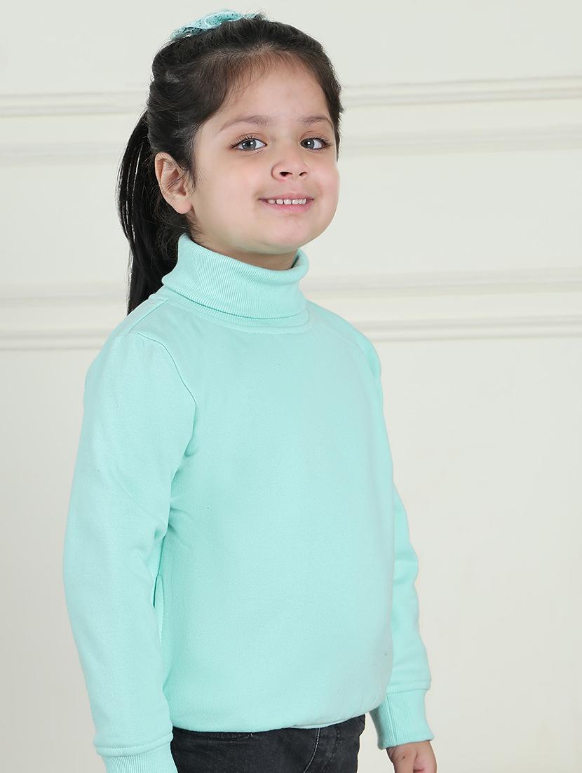 girls solid long sleeve sweatshirt - 21731987 - Standard Image - 2