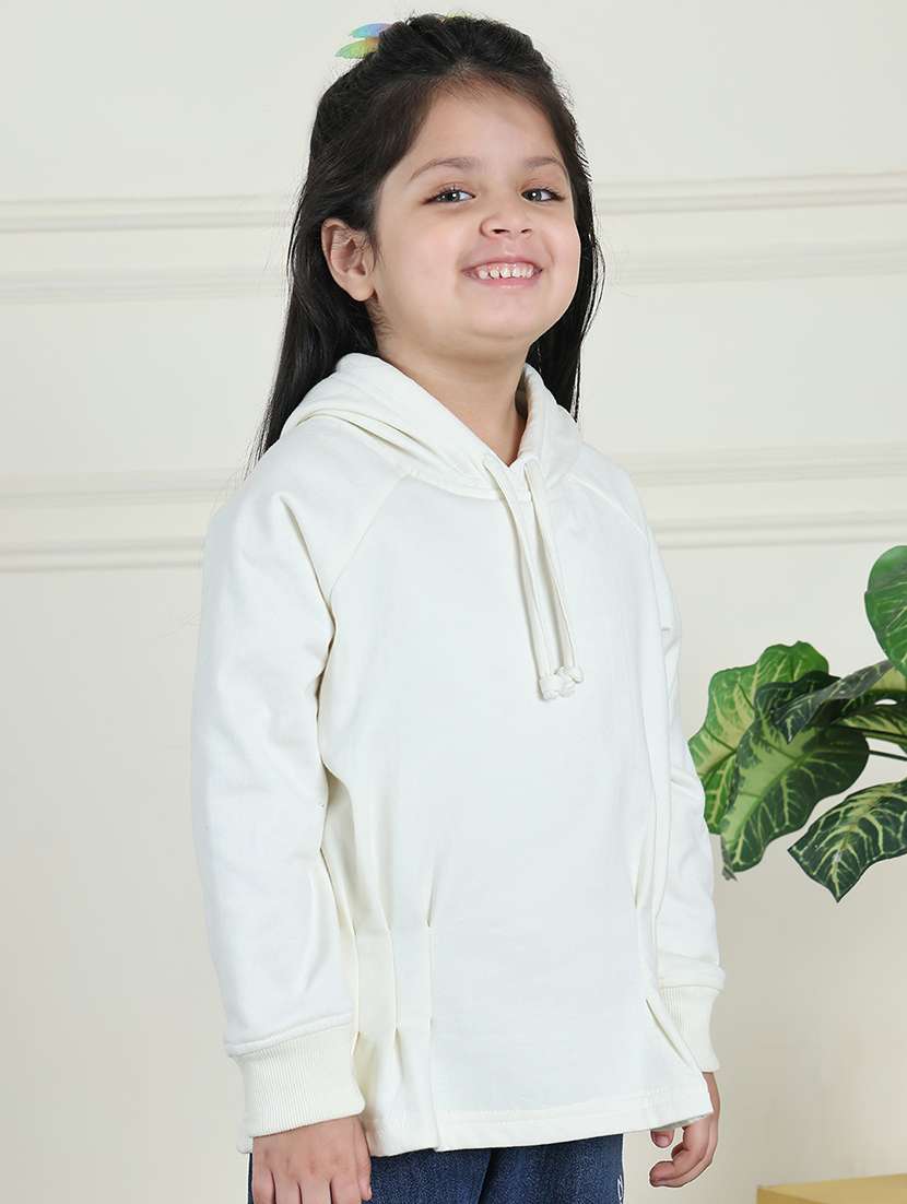 girls solid long sleeve sweatshirt - 21731990 -  Standard Image - 2