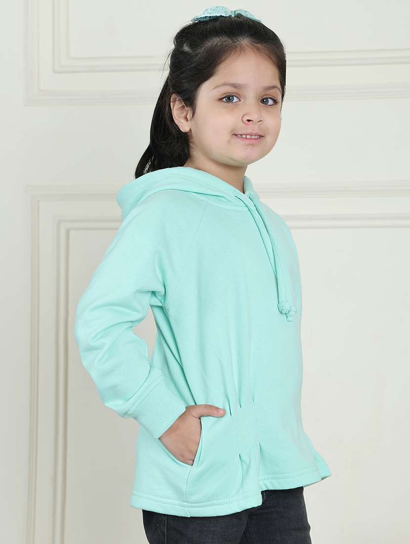 girls solid long sleeve sweatshirt - 21731991 - Standard Image - 2
