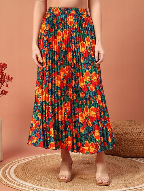 women floral print long skirt - 21732387 -  Standard Image - 0