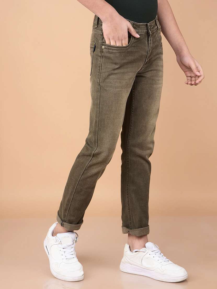 boys mid rise washed jeans - 21732555 -  Standard Image - 2