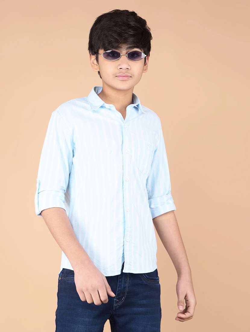 boys striped long sleeve shirt