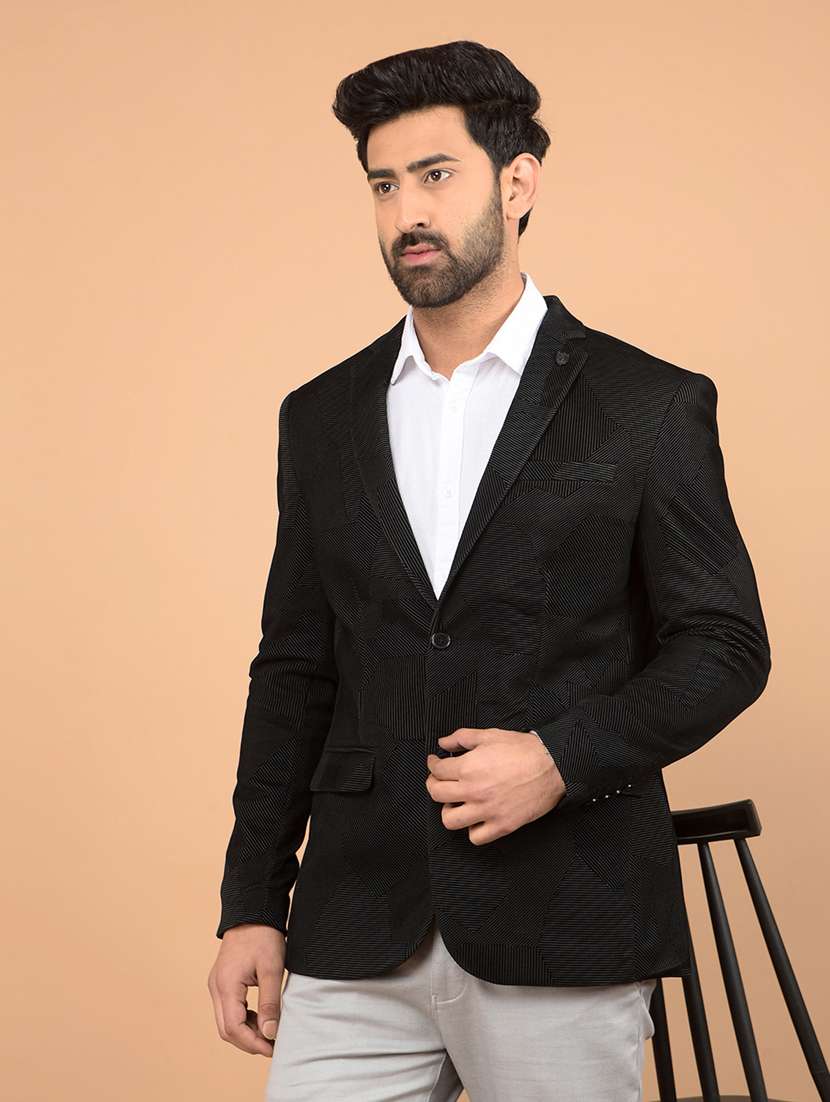 women solid single breasted casual blazer