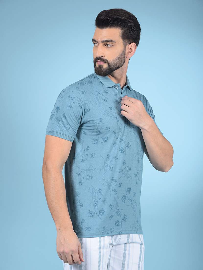 men short sleeves printed polo t-shirt - 21732717 - Standard Image - 2