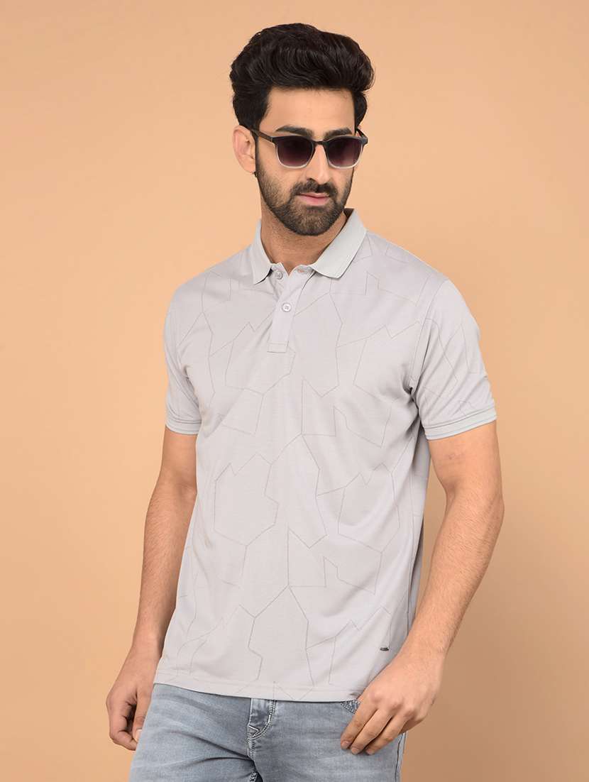 men short sleeves printed polo t-shirt - 21732724 -  Standard Image - 2