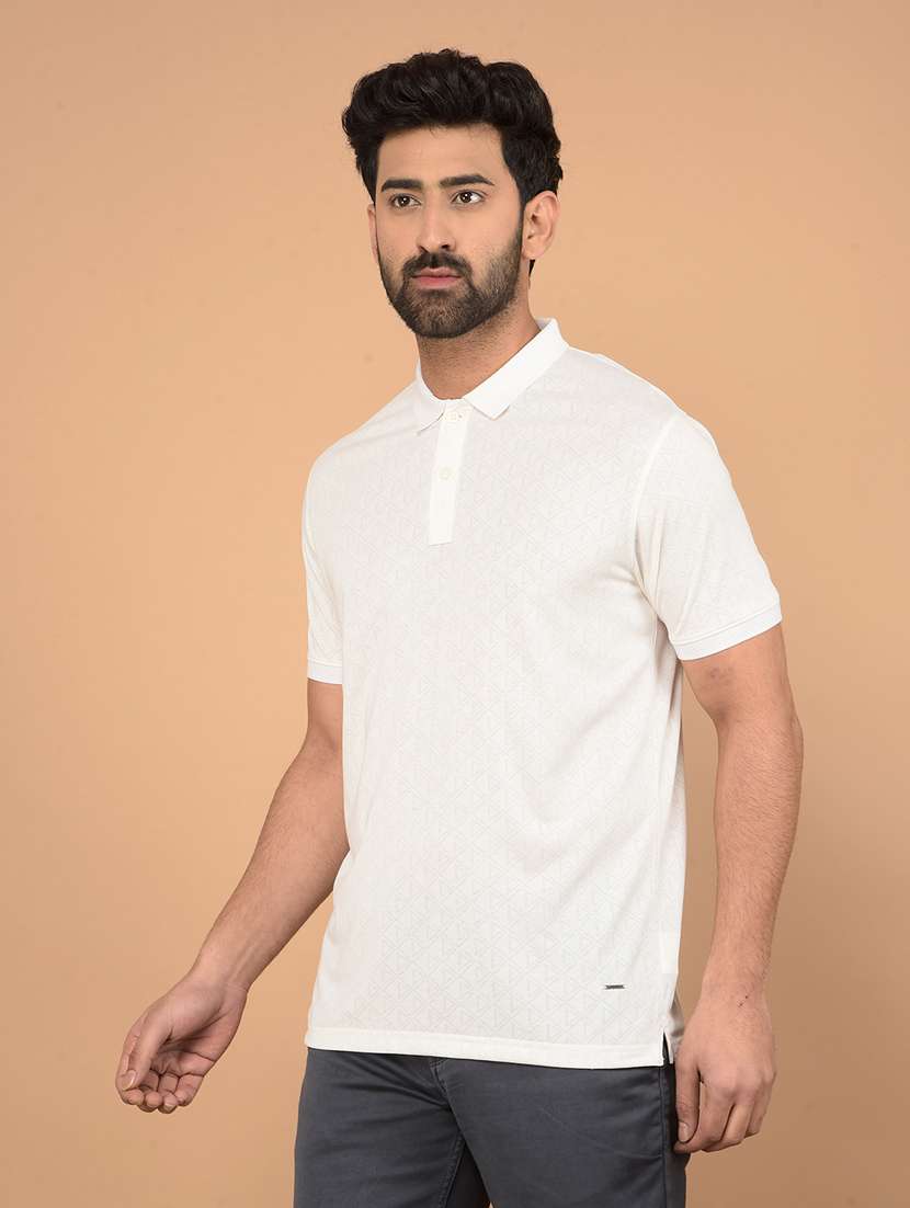 men short sleeves printed polo t-shirt - 21732727 -  Zoom Image - 0