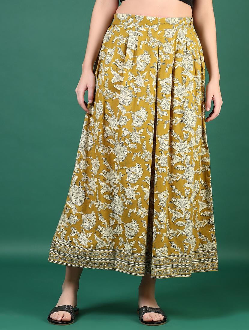 women printed mid rise flared palazzo - 21733409 - Zoom Image - 0