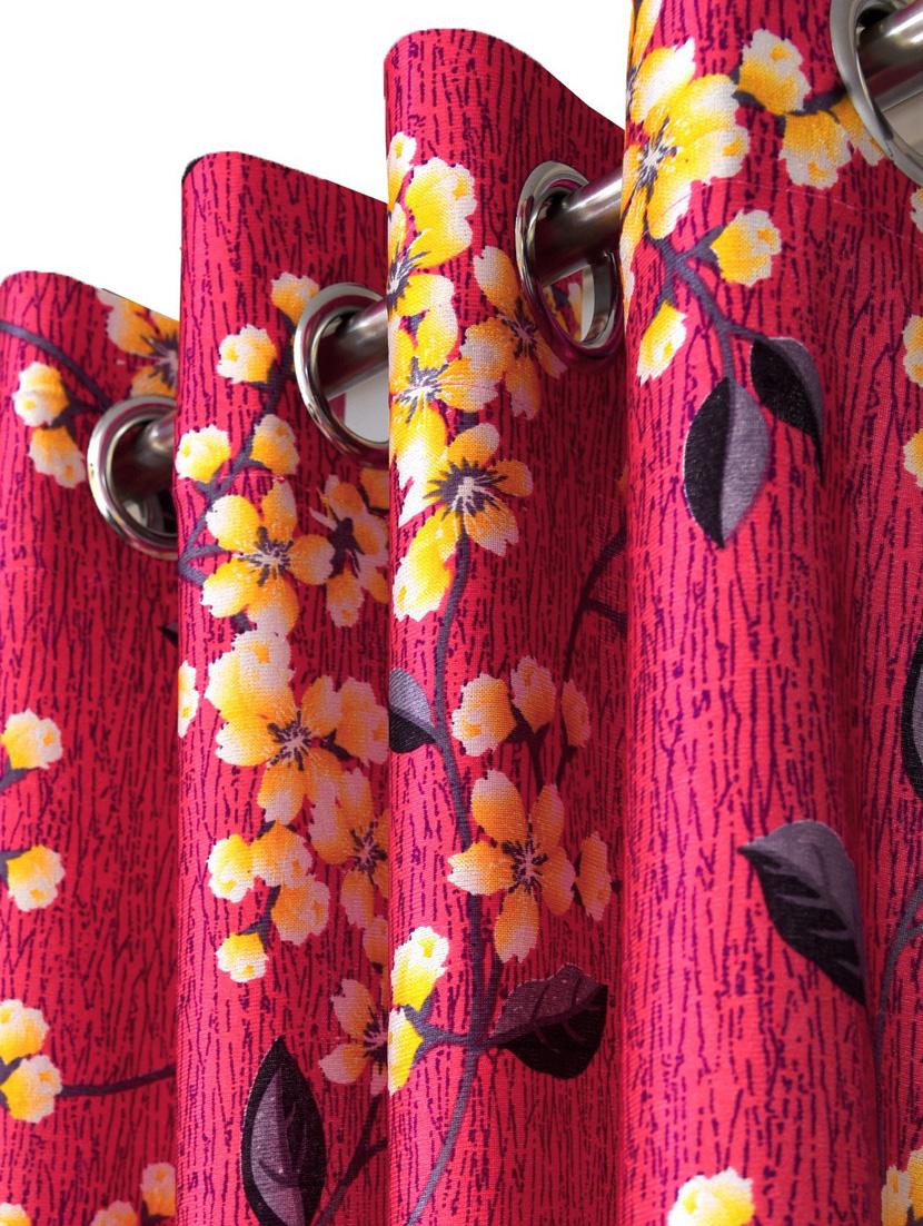 stylish and attractive printed curtains - set of 2 - 21733855 - Standard Image - 2