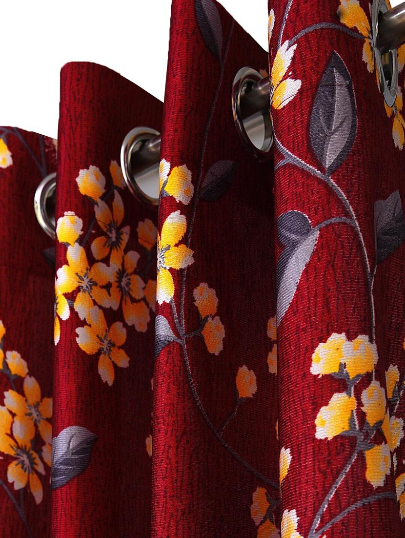 stylish and attractive printed curtains - set of 2 - 21733862 - Standard Image - 2
