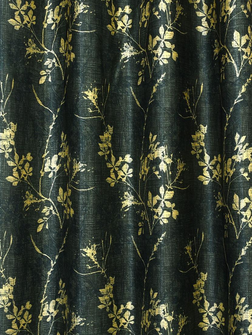 stylish and attractive floral printed curtains - set of 2 - 21734319 - Standard Image - 2