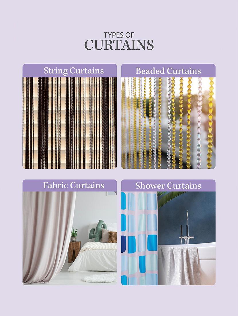 stylish and attractive printed curtains - set of 2 - 21734320 - Standard Image - 2