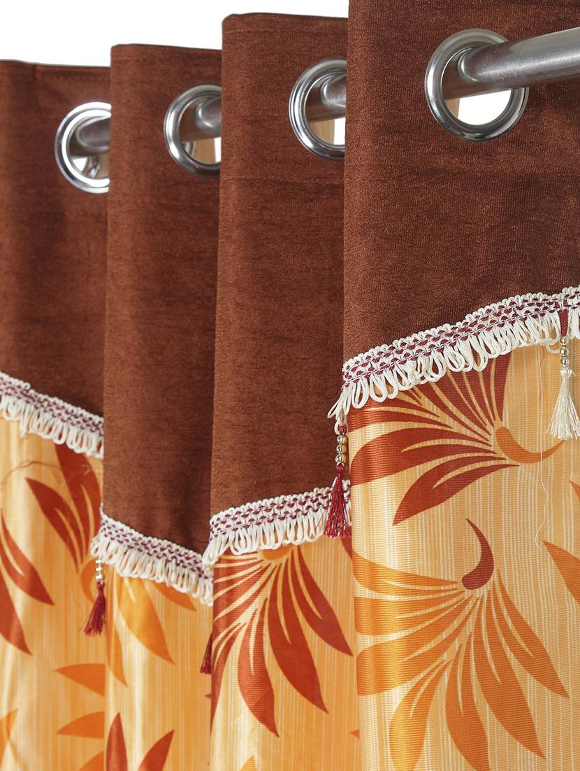 stylish and attractive printed curtains - set of 2 - 21734877 - Standard Image - 2