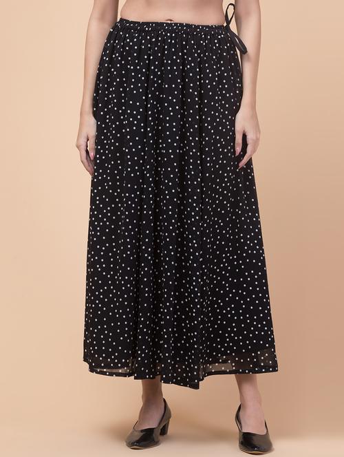 women printed flared long skirt - 21737325 -  Standard Image - 0