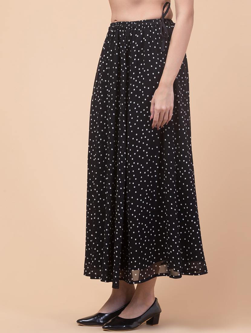 women printed flared long skirt - 21737325 - Standard Image - 2