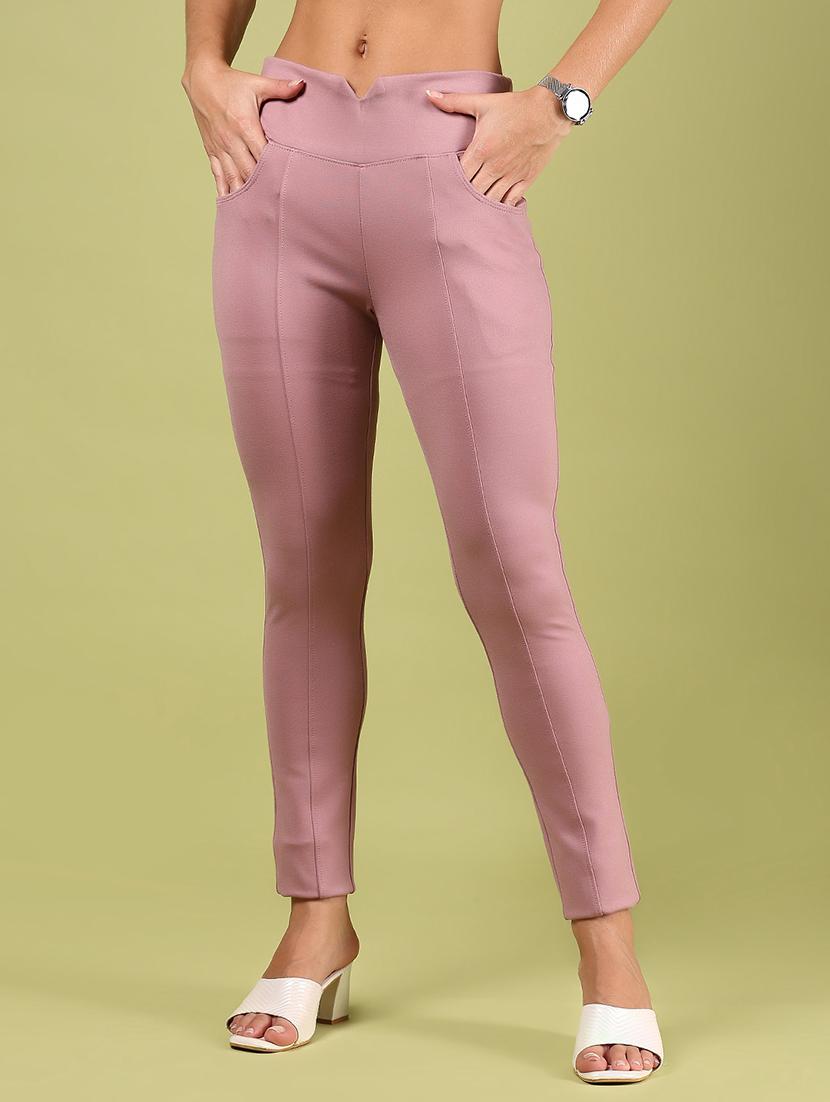 women solid mid rise slim fit jegging - 21737831 - Zoom Image - 0