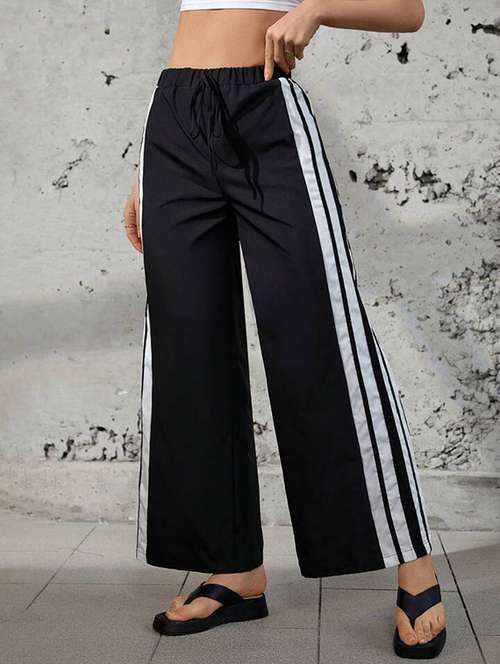 women tapered high rise track pant - 21738727 -  Standard Image - 0
