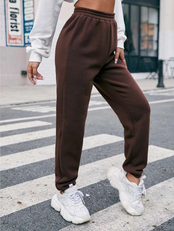 women printed high rise joggers - 21738834 -  Standard Image - 2