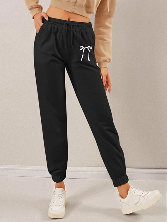 women printed high rise joggers - 21738841 - Zoom Image - 0