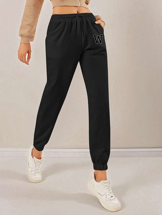 women printed high rise joggers - 21738860 -  Standard Image - 2