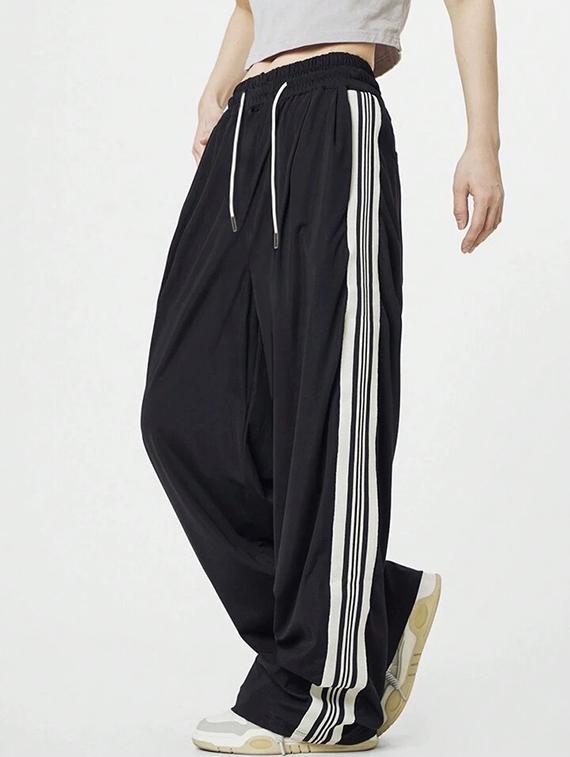 women solid high rise track pant - 21739086 -  Zoom Image - 0