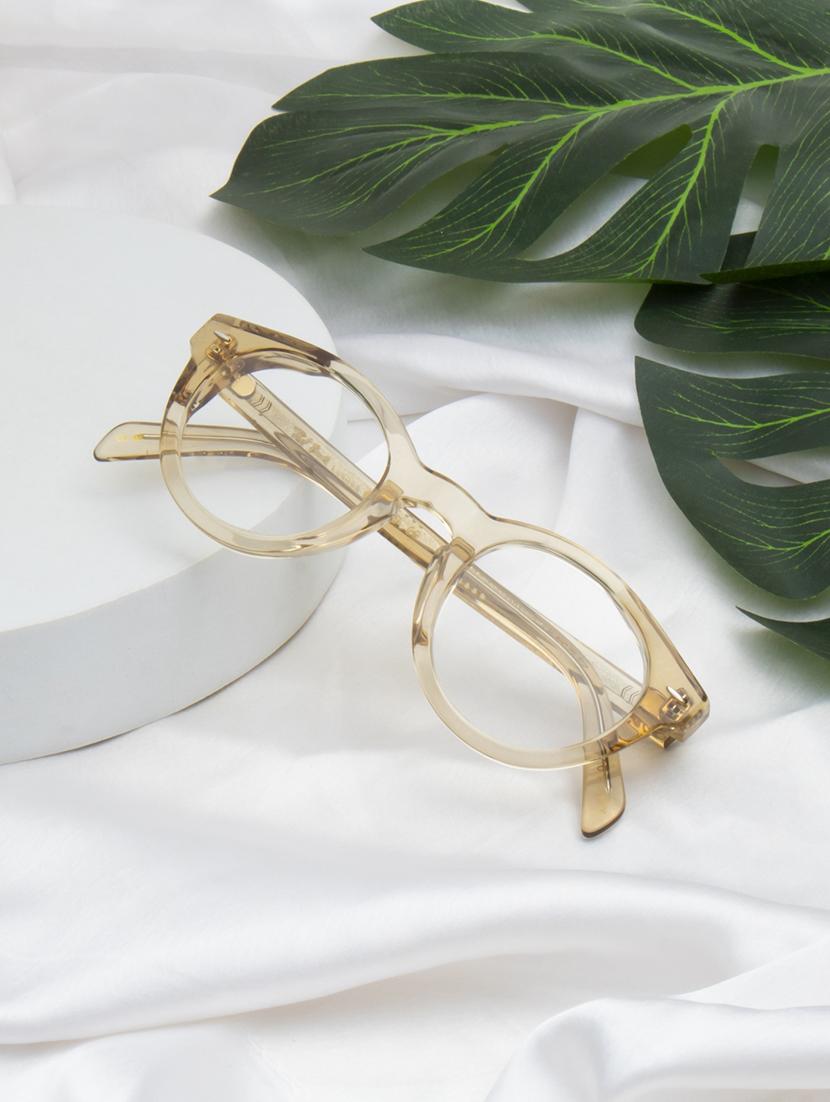 ted-smith brown round premium italian frames for unisex - 21739187 - Zoom Image - 0