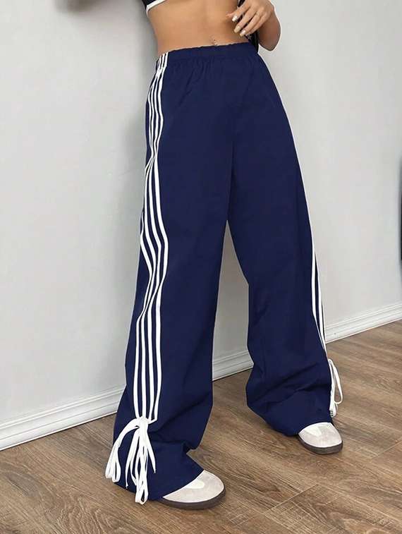 women solid mid rise track pant - 21739370 - Zoom Image - 0