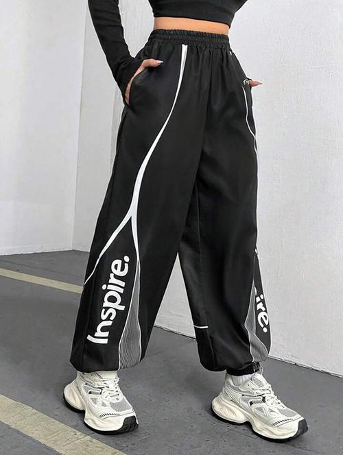 women printed mid rise joggers - 21739511 -  Standard Image - 0