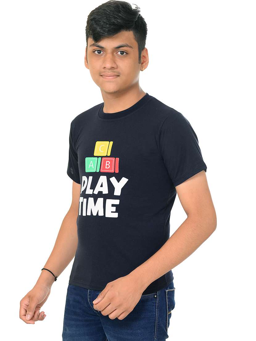 boys pack of 2 front print t-shirt - 21740040 -  Standard Image - 2