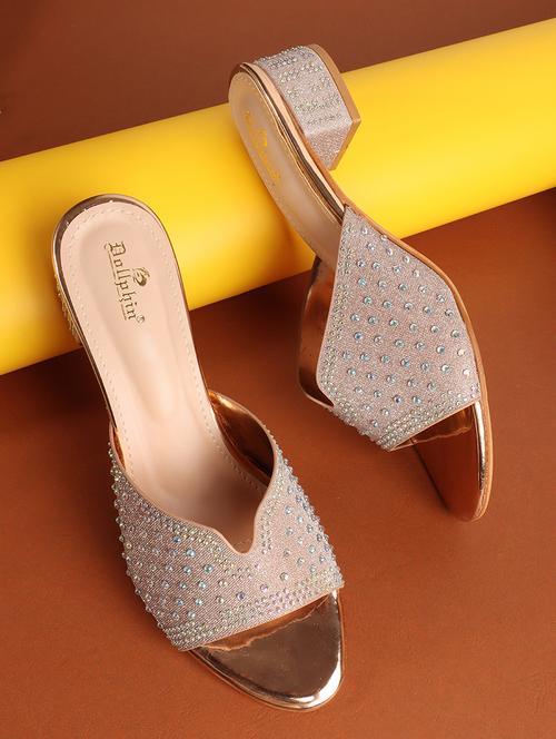 women embellished block heel sandal - 21740083 - Standard Image - 0