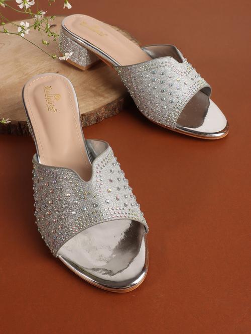 women embellished block heel sandal - 21740084 -  Standard Image - 0