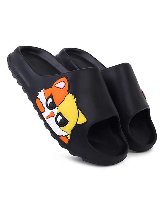 black slip on slider  - 21740298 -  Standard Image - 2