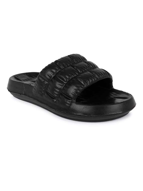 men solid slider flip flops - 21740316 -  Standard Image - 2