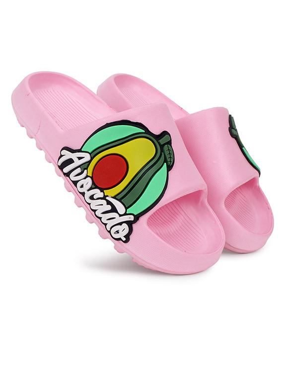 women printed slide flip flops - 21740341 - Standard Image - 2