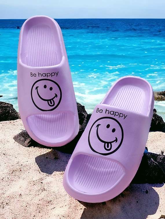 women printed slide flip flops - 21740367 -  Zoom Image - 0