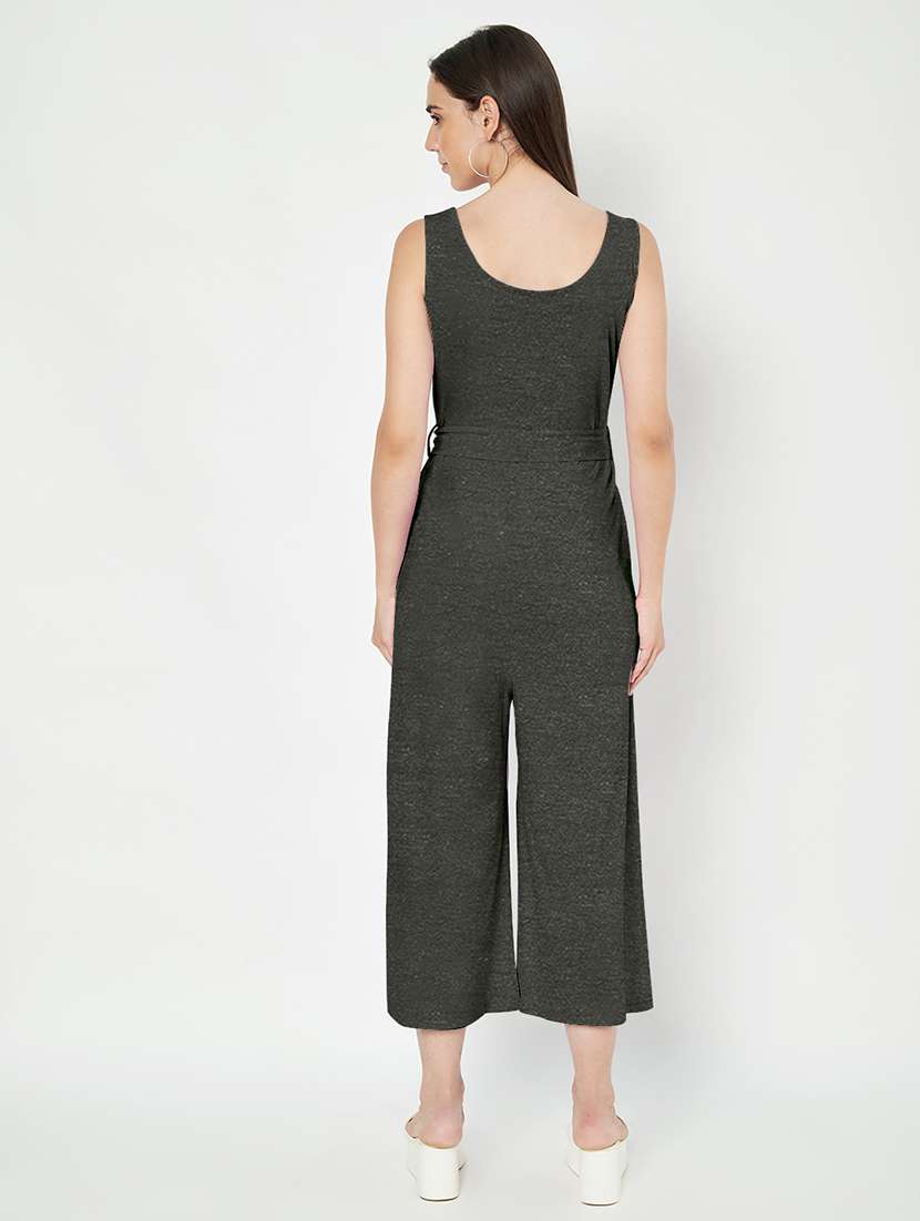 women solid sleeveless full length jumpsuit - 21740493 -  Standard Image - 2