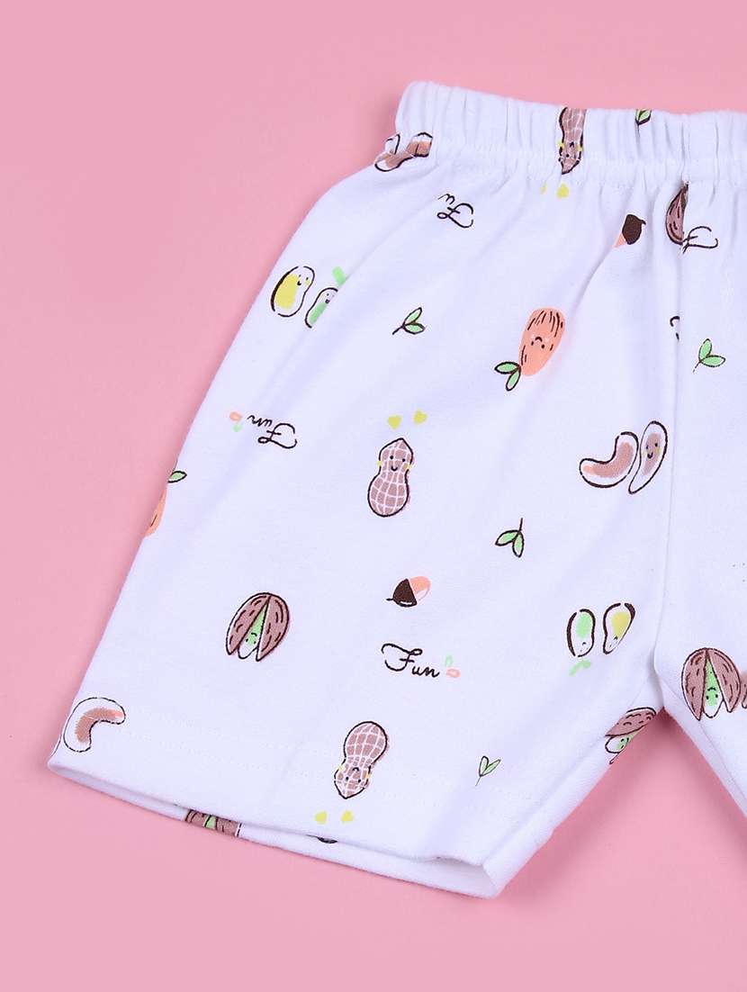 kids printed t-shirt and short co-ord set - 21740546 - Standard Image - 2