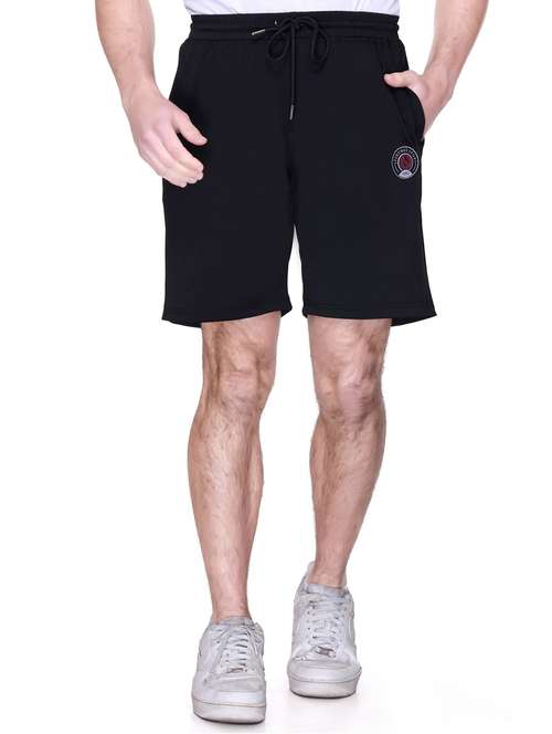 men mid rise solid shorts - 21740746 -  Standard Image - 0