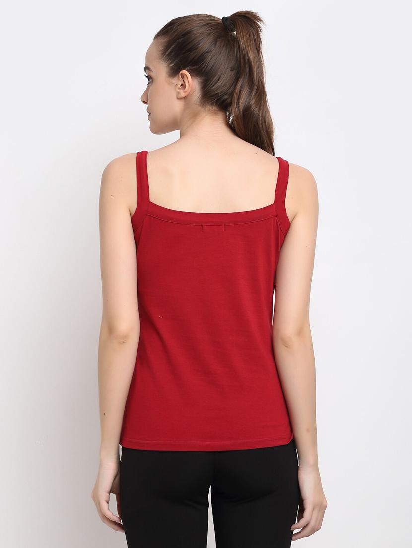 women solid sleeveless camisole - 21740807 - Standard Image - 2