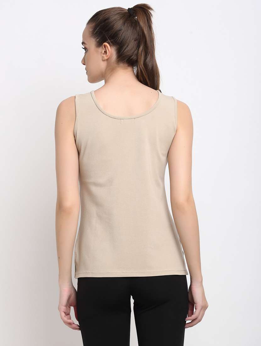 women solid sleeveless tank top  - 21740818 -  Standard Image - 2