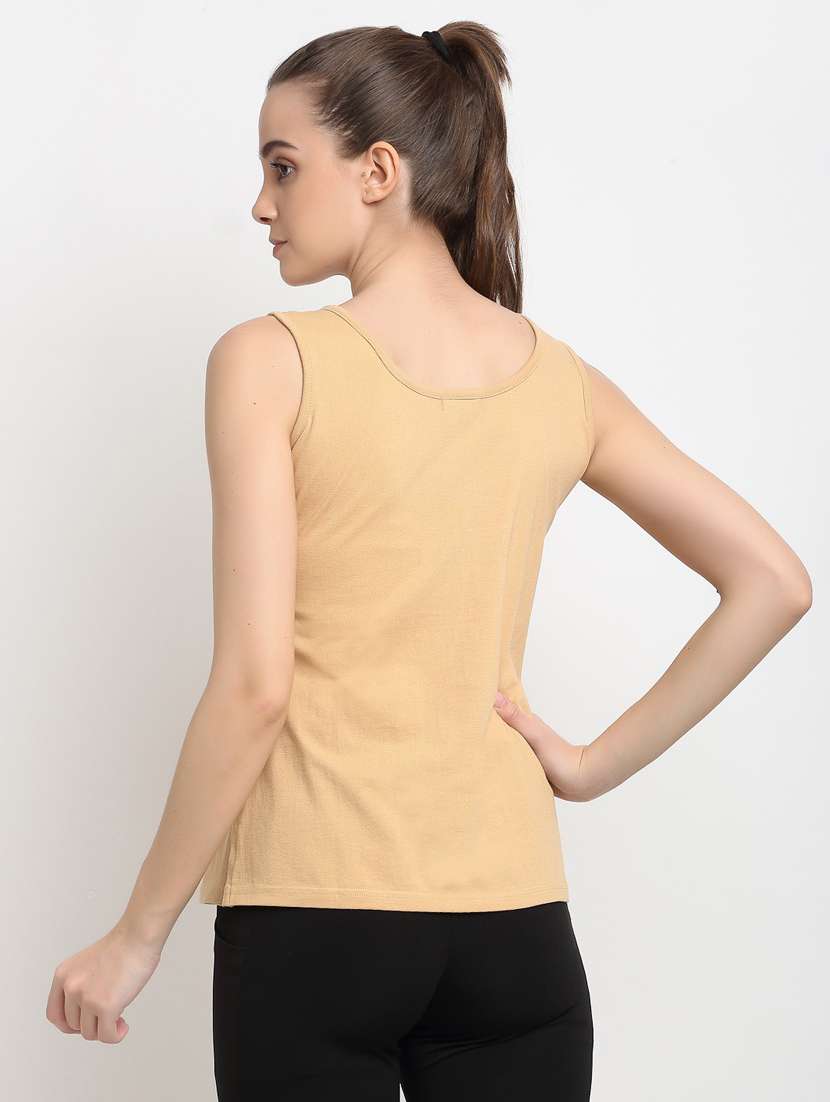 women solid sleeveless tank top  - 21740819 -  Standard Image - 2