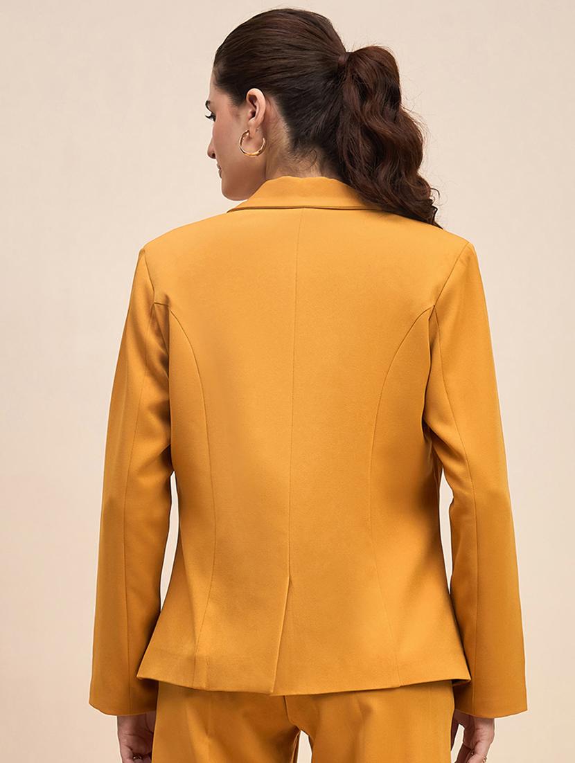 women soldi long sleeevs single breasted blazer - 21740822 - Standard Image - 2