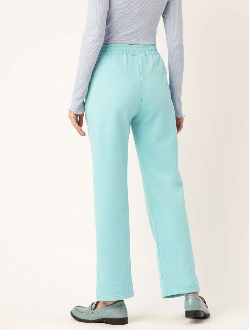 women solid mid rise straight fit trouser - 21740945 -  Standard Image - 2