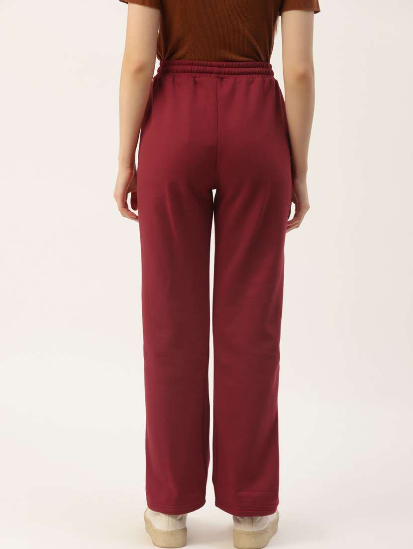 women solid mid rise straight fit trouser - 21740950 -  Standard Image - 2