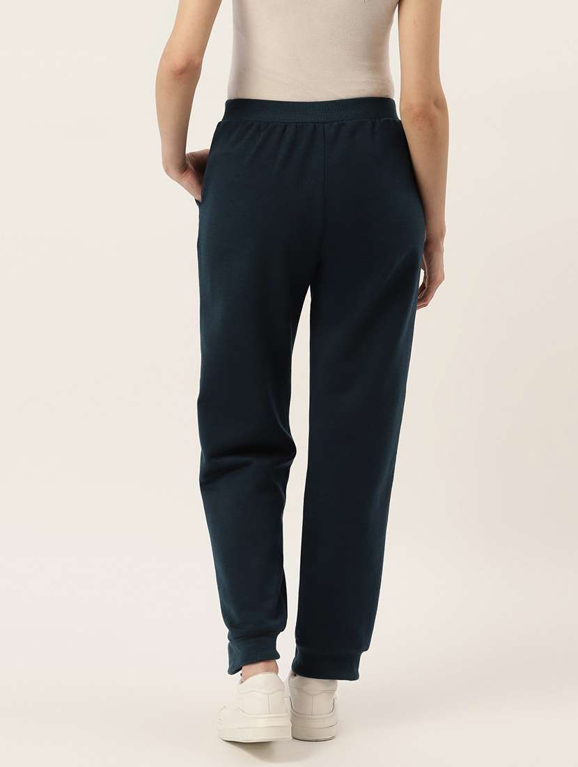 women solid mid rise jogger - 21740955 - Standard Image - 2