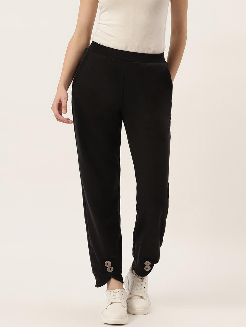 women solid mid rise jogger - 21740960 - Zoom Image - 0